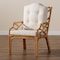 Baxton Studio Sonia Modern and Contemporary Natural Finished Rattan Armchair 185-11879-Zoro - alternate 4